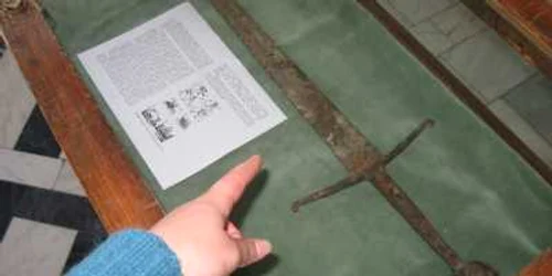 Spada a fost găsită pe malul Siretului în 2001