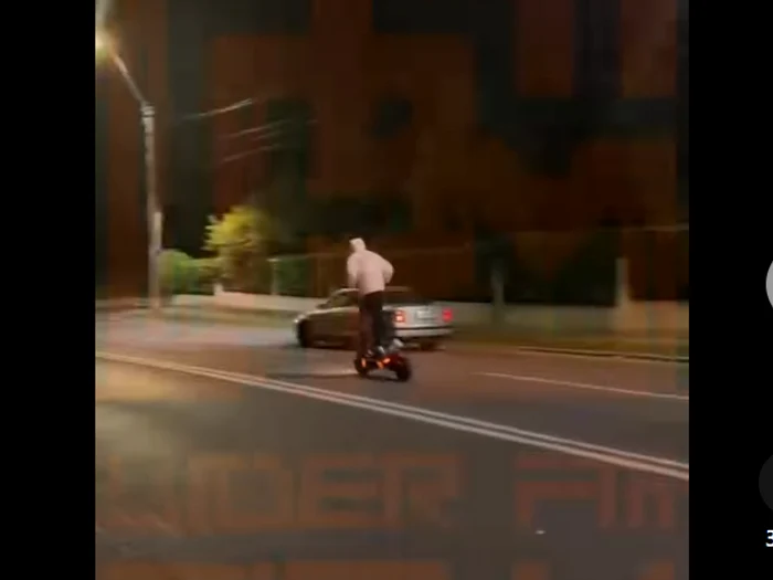 Scena a fost filmată de trecători. Captură video Facebook Pro Lider FM