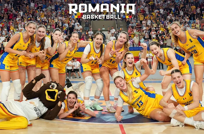 Echipa feminină U18 de baschet a României a revenit în elita CE după 14 ani (Foto: FR de Baschet)