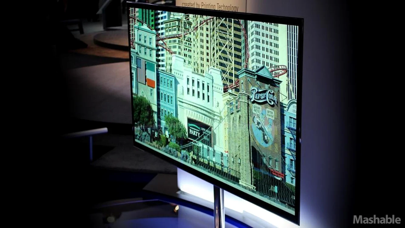 Panasonic a prezentat la CES 2013 televizorul OLED cu rezoluţie 4K. FOTO Mashable