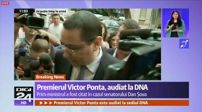 Ponta a fost citat pentru ora 11 