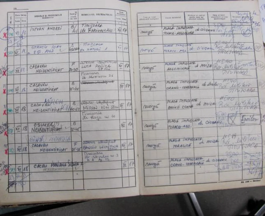 Intrările din 18 decembrie 1989