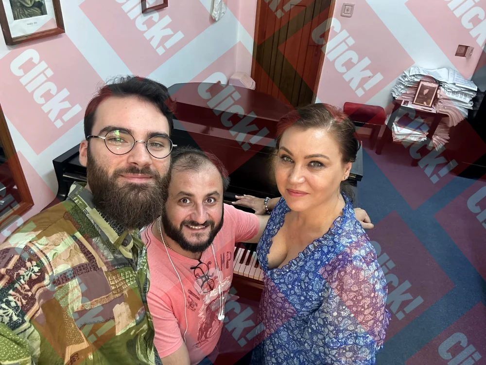 Octavian Ene, Alexandru Burcă și Daniela Nane la repetiții FOTO: CLICK