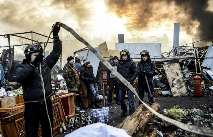 21 februarie - Proteste Kiev -Ucraina FOTO Mediafax/AFP