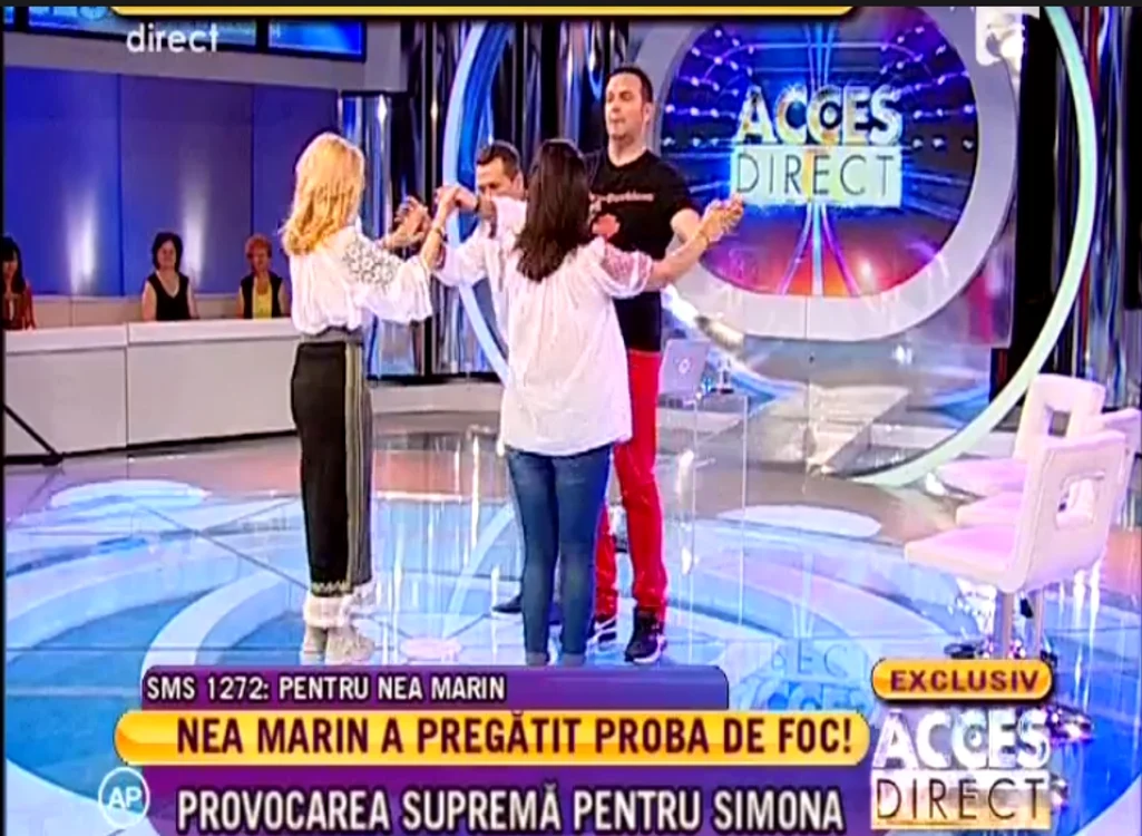 Cei patru au dansat în platoul emisiunii