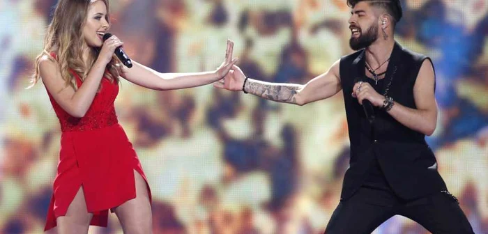 Ilinca şi Alex au promis că vor face tot posibilul ca momentul României să rămână întipărit în mintea celor care urmăresc Eurovision 2017 FOTO Getty Images