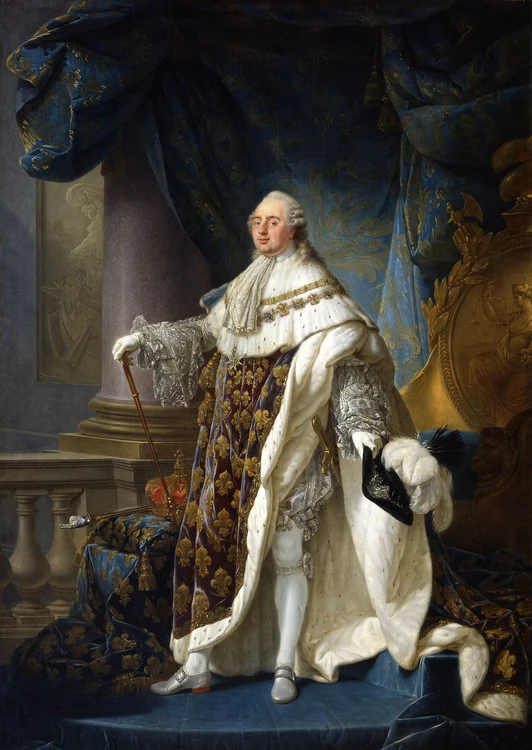 Regele Ludovic al XVI-lea al Franței. Portret de Antoine-François Callet