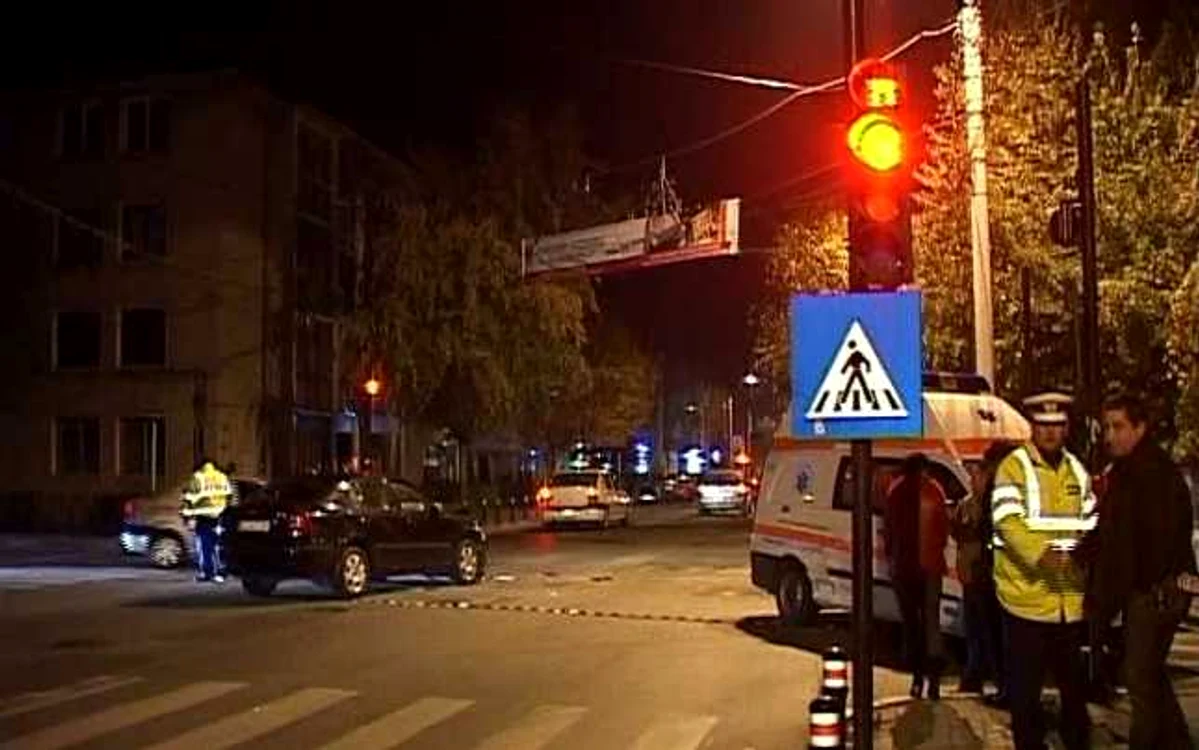 Victima a fost dusă la spital
