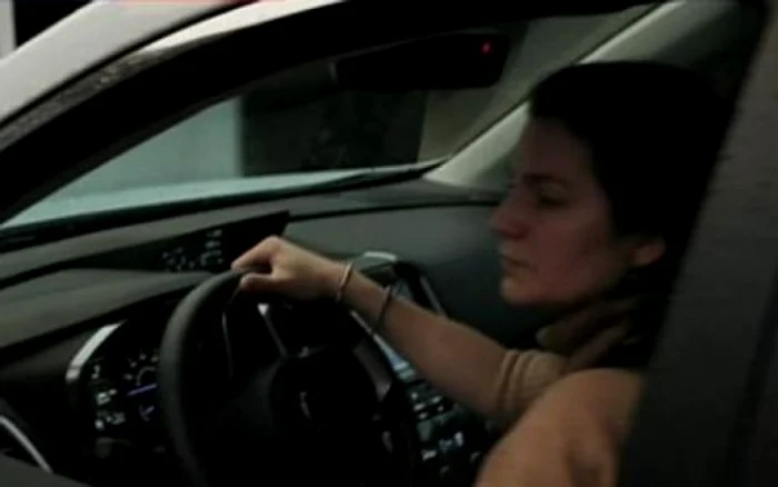 Anne Sacoolas surprinsă de o cameră de supraveghere înainte de accident FOTO ITV News