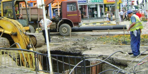 Strada Nicolae Bălcescu este un şantier continuu în ultimii ani