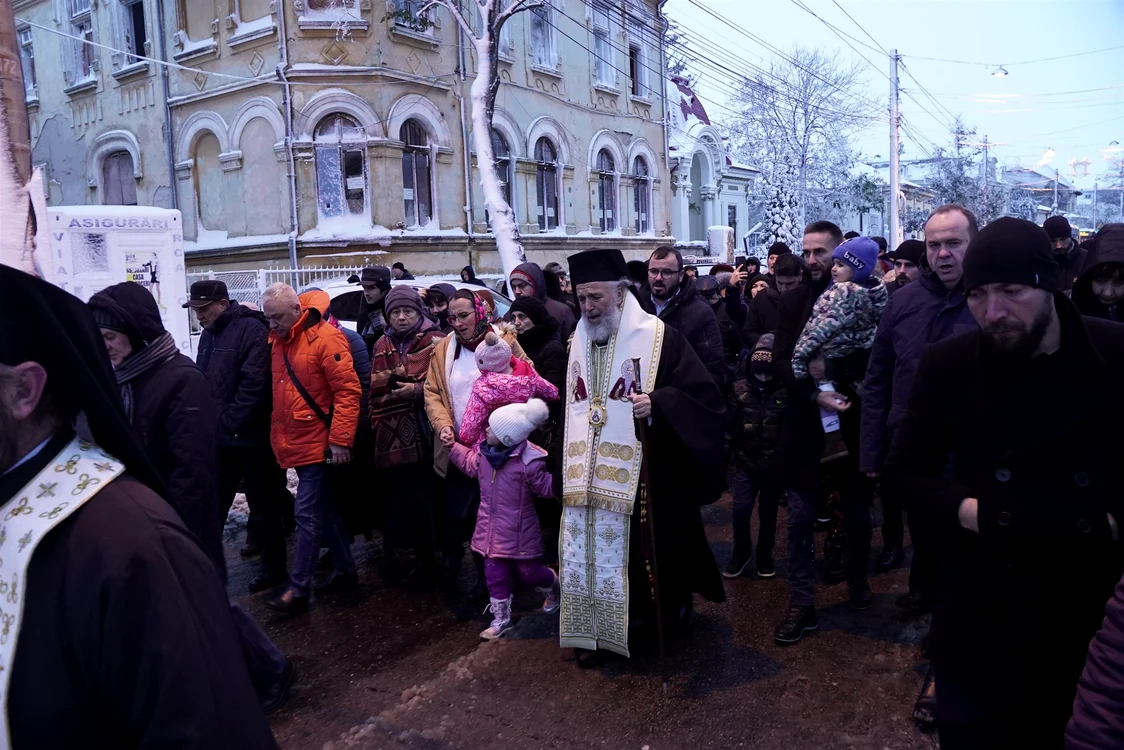 Pelerinaj la Galați, cu moaștele Sf. Andrei FOTO: Arhiepiscopia Dunării de Jos 
