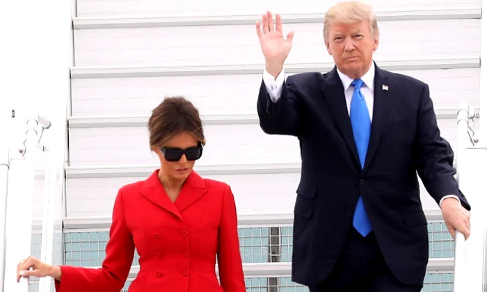 U S  President Donald Trump Arrives At Orly Airport jpeg