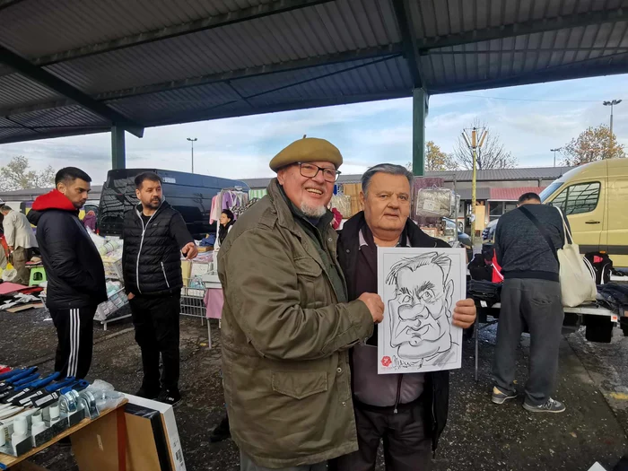 Radu Clețiu în piața de vechituri din Novi Sad FOTO Rod Festival