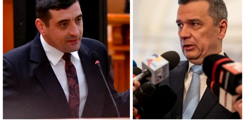 George Simion și Sorin Grindeanu FOTO Mediafax 