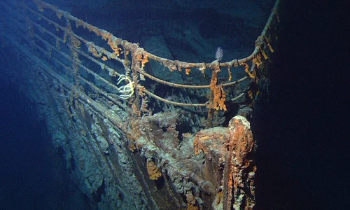 Epava Titanicului (© NOAA / Institute for Exploration / University of Rhode Island / Wikimedia Commons)