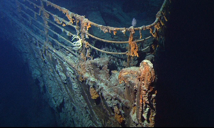 Epava Titanicului (© NOAA / Institute for Exploration / University of Rhode Island / Wikimedia Commons)