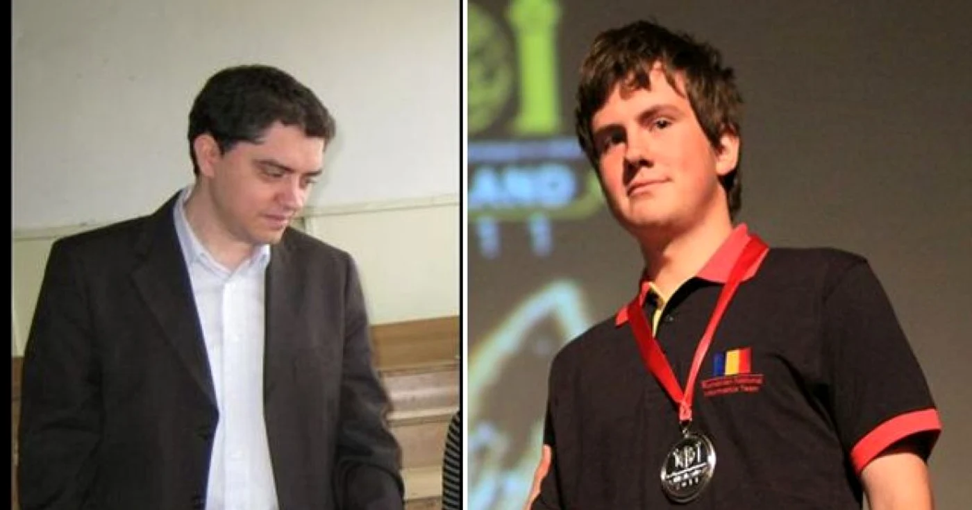 Profesorul Andrei Dobre (stânga) şi elevul Andrei Purice (dreapta) sunt finaliştii ploieşteni de la Gala Premiilor în Educaţie 2011