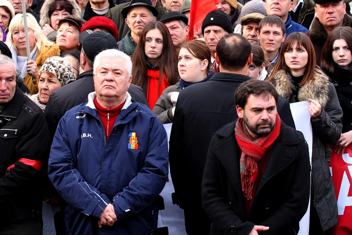 La propunerea liderului Vladimir Voronin, Mark Tkaciuk a fost exclus din organele de conducere ale Partidului Comuniştilor FOTO: Tudor Iovu