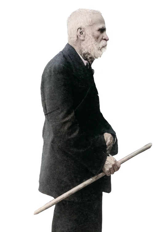 Antoni Gaudi, cu câteva luni înainte de a muri. FOTO: Profimedia