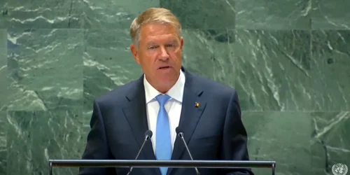 Klaus Iohannis, discurs susţinut în faţa Adunării Generale a ONU Foto Captură Video Youtube jpg
