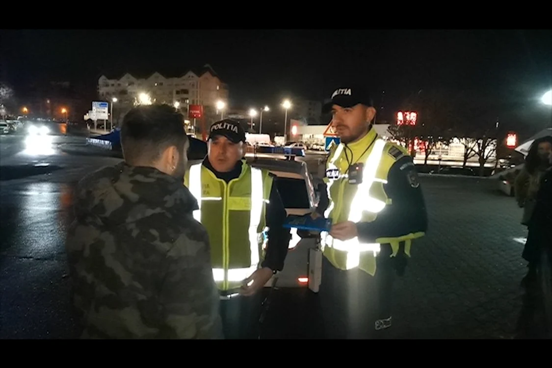 Polițiștii desfășoară de câteva zile ample acțouni de control FOTO: IPJ Olt