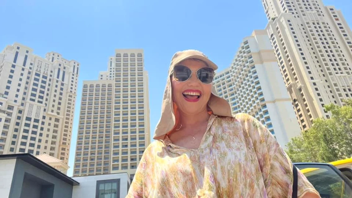 Marina Almășan petrece în Dubai
