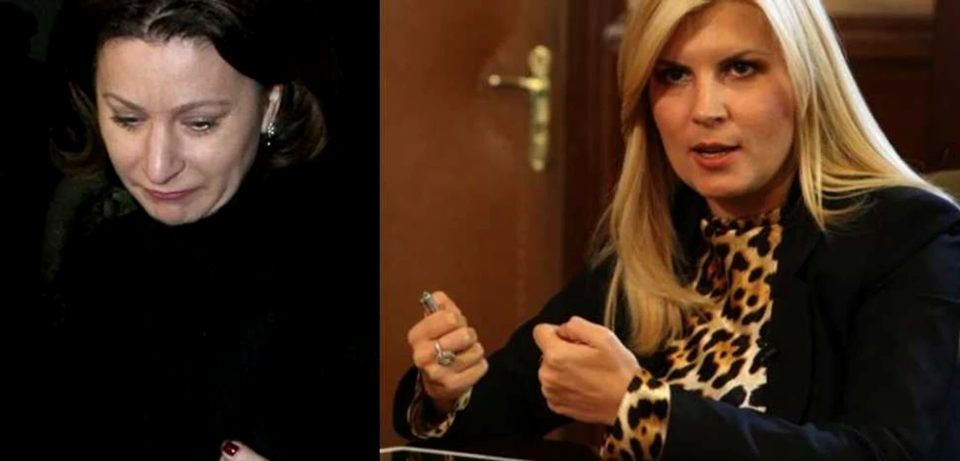 Senatorul PDL Sorina Plăcintă şi Elena Udrea