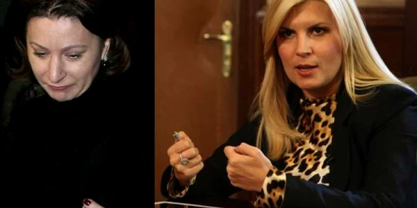 Senatorul PDL Sorina Plăcintă şi Elena Udrea