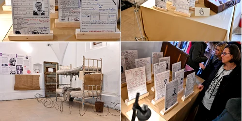 Expoziția „Fenomenul Pitești. Adevărata față a comunismului în România Colaj Muzeul Național Brukenthal Sibiu