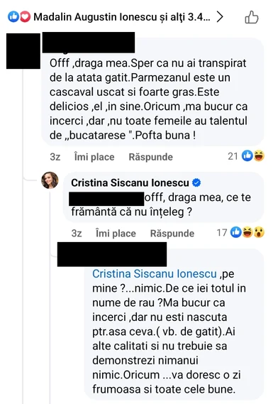 Comentariul cu pricina / foto: Facebook