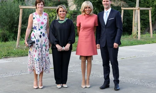 French President Emmanuel Macron is on a visit to Luxembourg jpeg