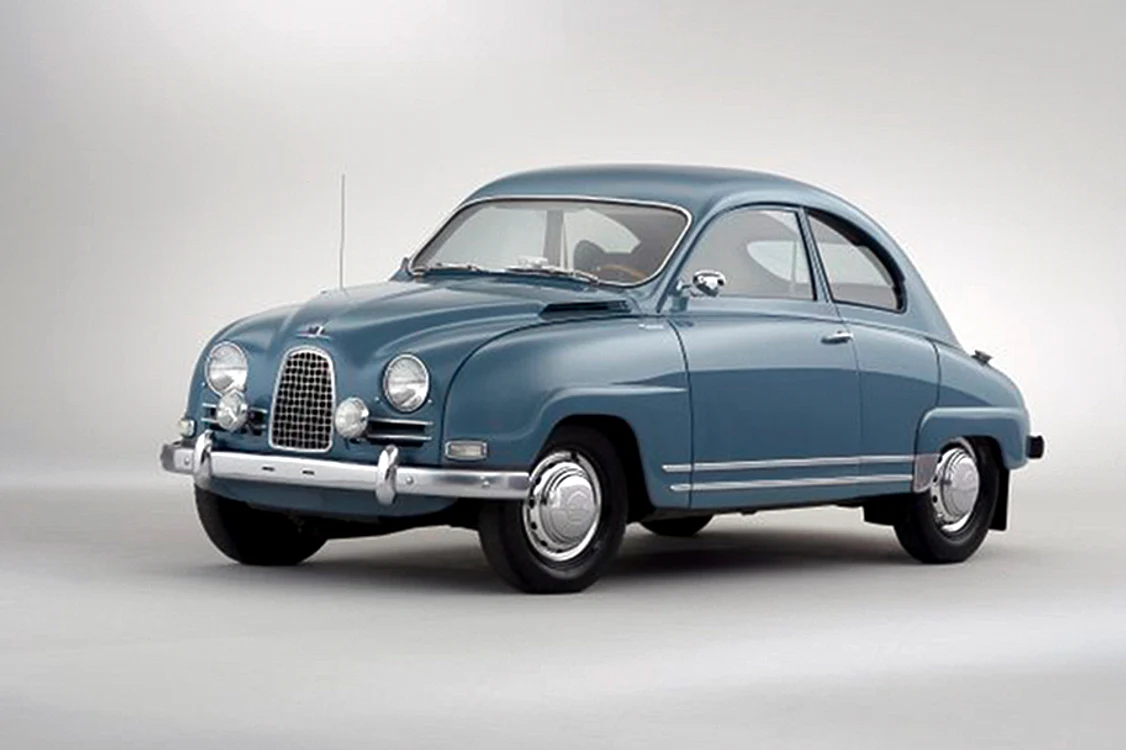 1955. Saab 93, primul model cu centuri de siguranță
