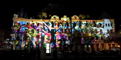 Spotlight festivalul luminilor din Bucureşti ediţia a IV a cu Huawei P20 Lite FOTO Adrian Pogîngeanu