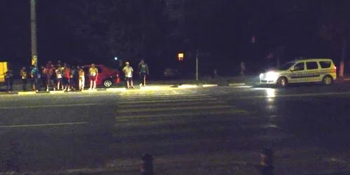 Accidentul s-a produs chiar pe trecerea de pietoni