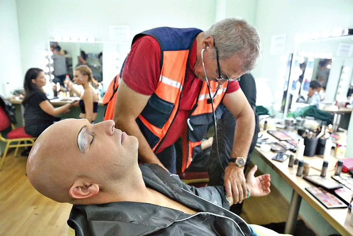 Andrei a avut necazuri cu tensiunea, zilele trecute