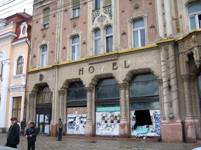 Hotelul Dacia - simbolul distrus și abandonat al orașului  