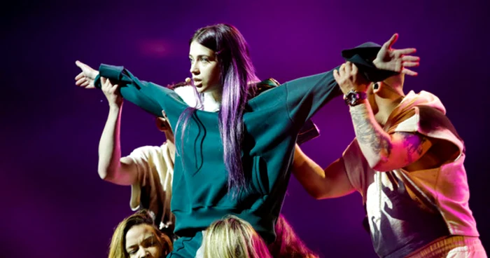 
    Roxen, la primele repetiții pe scena EurovisionFoto: TVR  