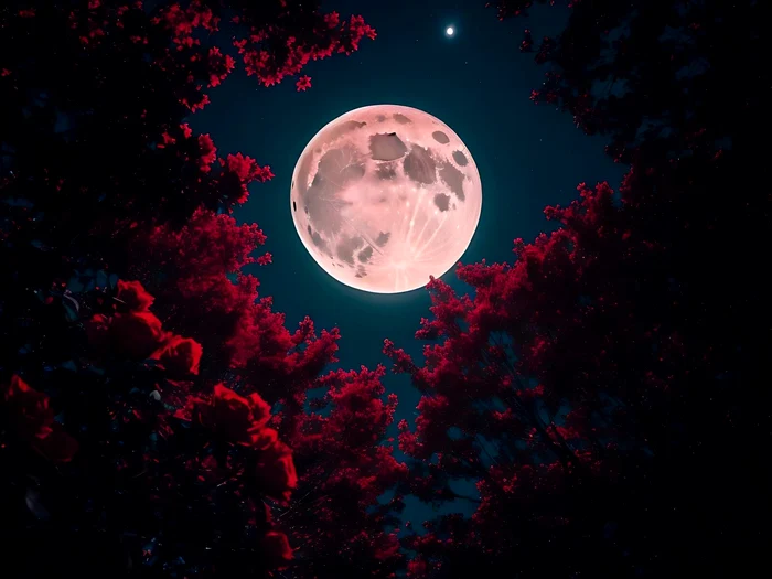 "Luna căpșună", un fenomen astrologic inedit Foto: Freepik