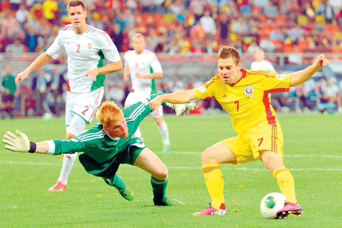 
    România a obţinut  patru puncte contra Ungariei în preliminariile  pentru CM (Foto: Răzvan Păsărică)  