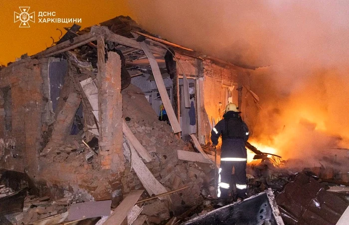 Locuințe civile, lovite de ruși în Ucraina/FOTO:X