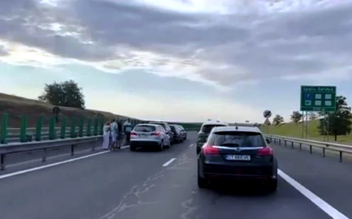 Pericol de accident pe Autostrada Soarelui din cauza condițiilor meteo FOTO Arhivă