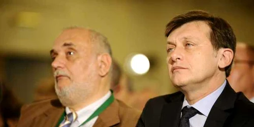 Dinu Patriciu - Crin Antonescu FOTO Mediafax