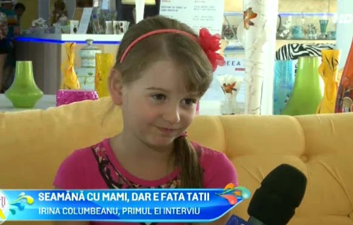 Irinuca Columbeanu este o domnişoară în toată regula