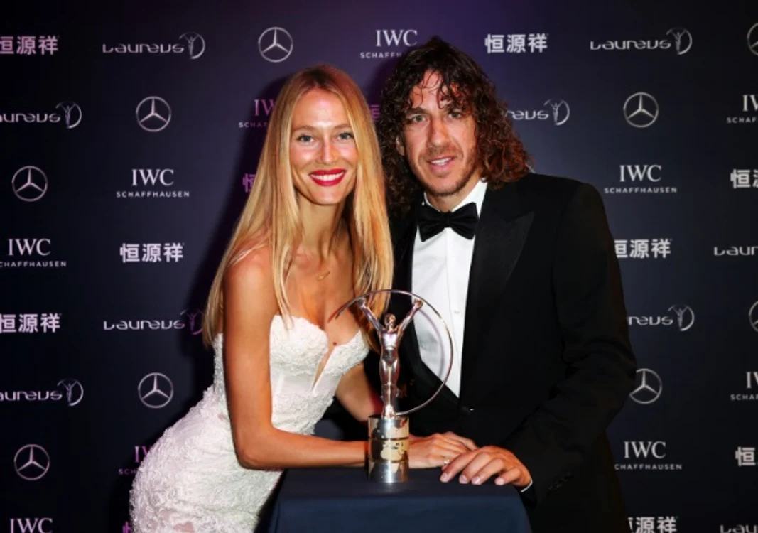 Carles Puyol şi Vanessa Lorenzo