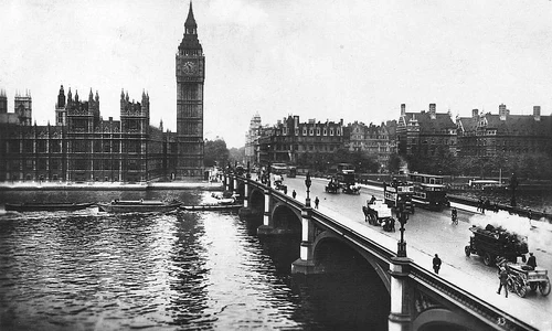 Londra în perioada interbelică (© delcampe.net)
