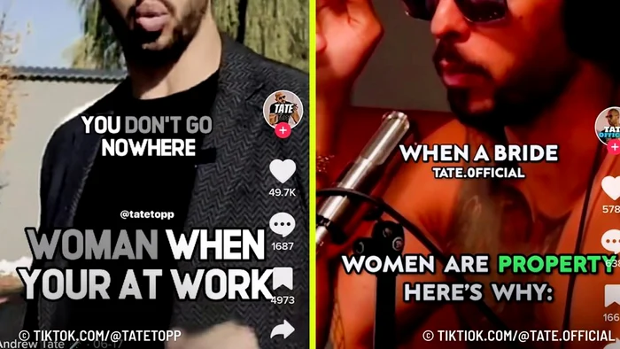 Screenshot de pe contul de Tiktok al lui Andrew Tate