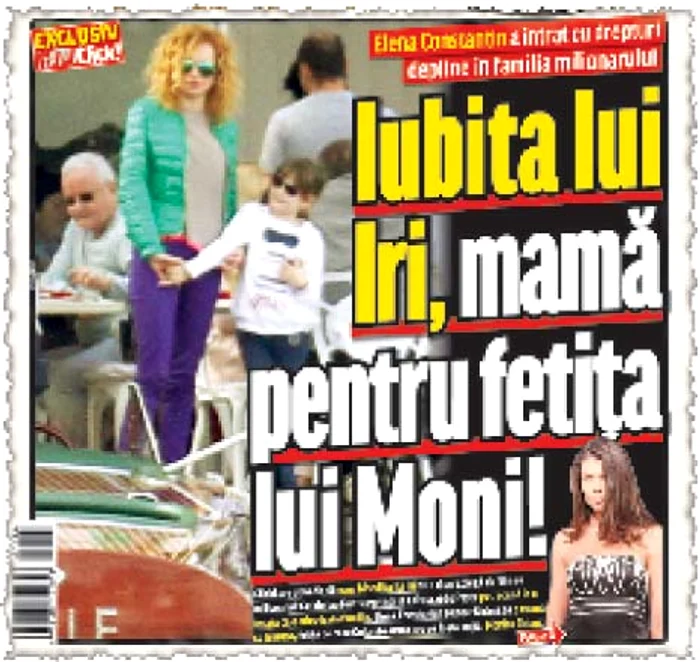 Irinel se iubeşte de trei luni cu o blondă