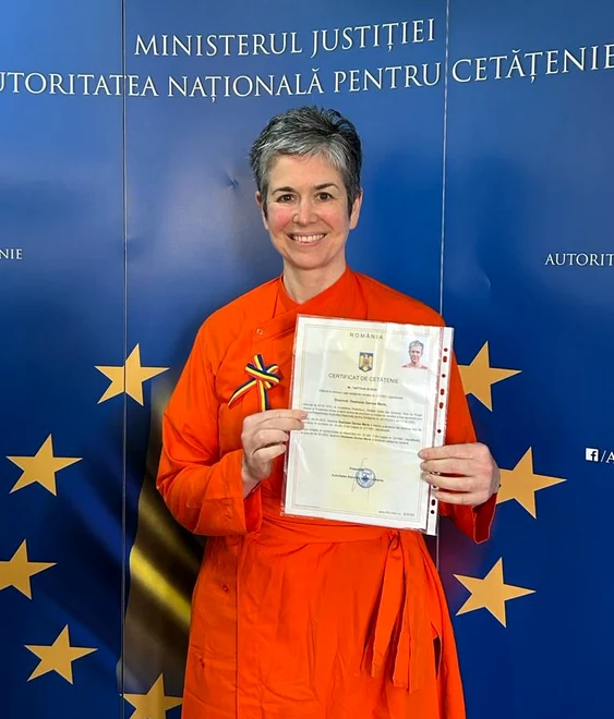 Didi a devenit cetățean român după 18 ani de ședere SURSA Didi Deshaies