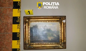 Picturi furate din Italia Foto: Poliția Română 