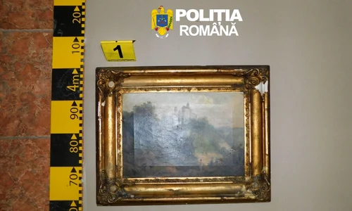 Picturi furate din Italia Foto: Poliția Română 